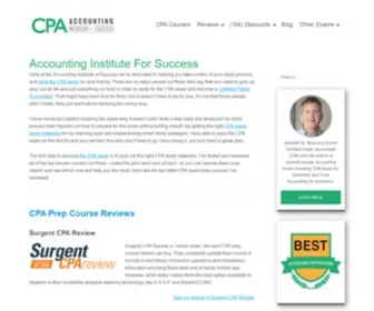 Ais-Cpa.com(Compare CPA Exam Review Courses) Screenshot