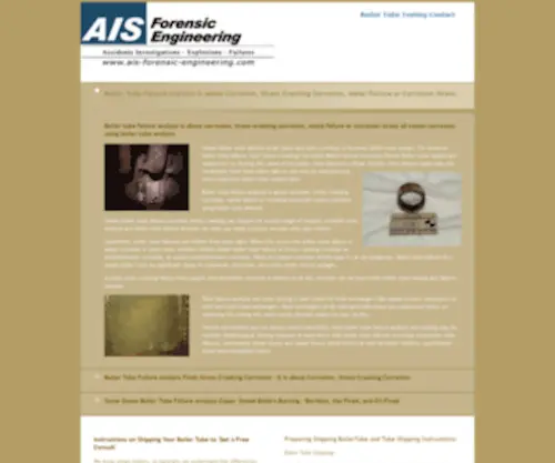 Ais-Metallurgical-Testing.com(Boiler tube failure analysis) Screenshot