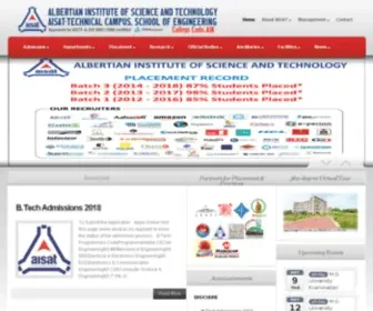Aisat.ac.in(Techincal Campus) Screenshot