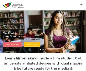 Aisfm.edu.in(Best Film Colleges in India) Screenshot
