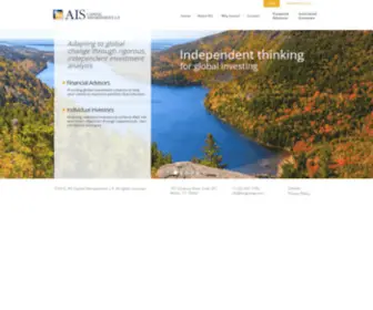 Aisgroup.com(AIS Capital Management) Screenshot