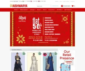 Aishwaryadesignstudio.com(Indian Sarees Online) Screenshot