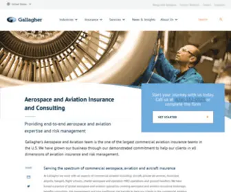 Aisins.com(Aviation Insurance Services) Screenshot