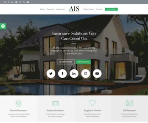 Aisinsurance.net(AIS Insurance Group) Screenshot
