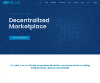 Aisland.io(Decentralized Marketplace) Screenshot