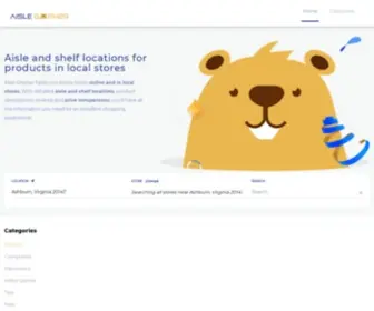 Aislegopher.com(Walmart) Screenshot