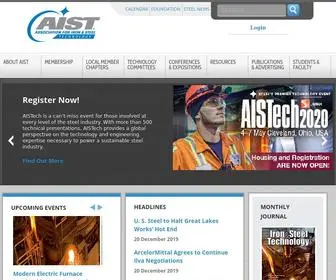 Aist.org(Association for Iron & Steel Technology) Screenshot