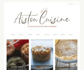 Aistoucuisine.com(Aistou Cuisine) Screenshot
