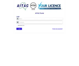 Aitac.io(AITAC Portal) Screenshot