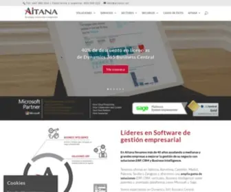 Aitana.es(Partner líder de Microsoft y Sage en España) Screenshot