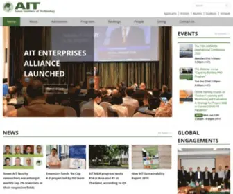 Ait.asia(Asian Institute of Technology) Screenshot