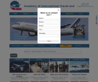 Aitatravelcareers.com(Best institute for Airline) Screenshot