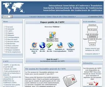 Aitc.ch(LÂAITC (Association internationale des traducteurs de conférence)) Screenshot