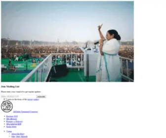 Aitcofficial.org(All India Trinamool Congress) Screenshot