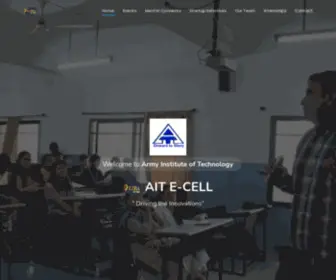 Aitecell.in(AIT Entrepreneurship cell) Screenshot