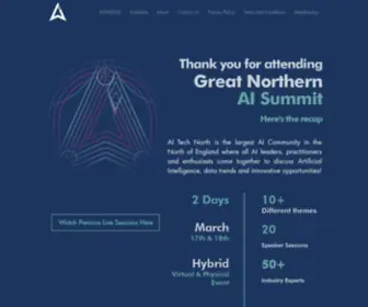 Aitechnorth.uk(AI Tech North) Screenshot