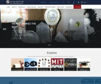 Ait.edu.gh(Accra Institute of Technology) Screenshot