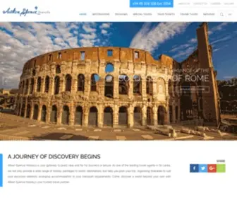 Aitkenspenceholidays.lk(Travel Agents in Sri Lanka) Screenshot