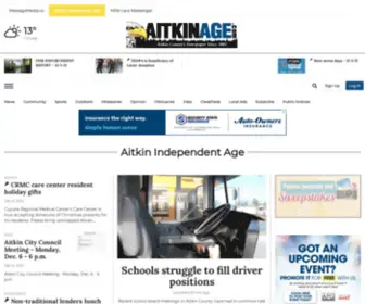 Aitkinage.com(Message media) Screenshot