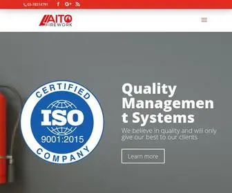 Aito.com.my(Fire Extinguisher Malaysia) Screenshot