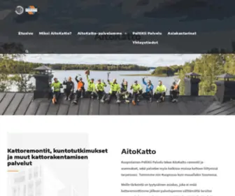 Aitokatto.fi(Kattoremontit Kuopiosta) Screenshot