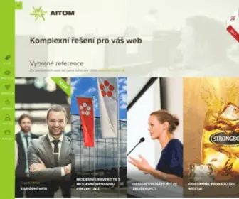 Aitom.cz(Digitální agentura pro tvorbu webu a marketing) Screenshot
