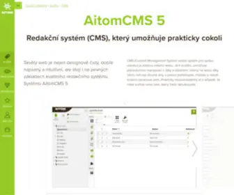 Aitomcms.cz(Vlastní redakční systému CMS) Screenshot