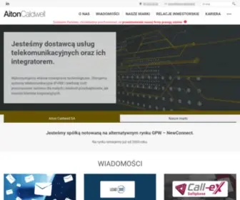 Aitoncaldwell.pl(Aiton Caldwell) Screenshot