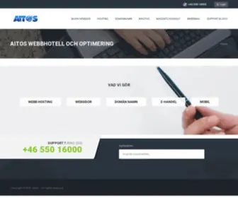 Aitos.se(Webbhotell) Screenshot