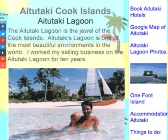 Aitutakicookislands.info(Lagoon Aitutaki Cook Islands) Screenshot