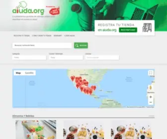 Aiuda.org(Indice de Tiendas Online) Screenshot