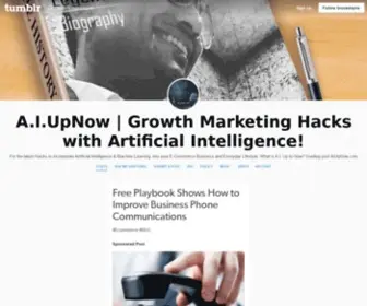 Aiupnow.com(The Entrepreneurial Way with A.I) Screenshot