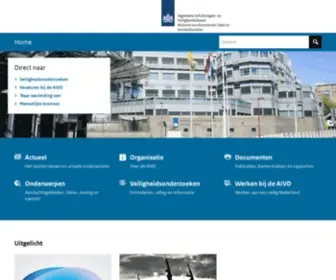 Aivd.nl(Home) Screenshot