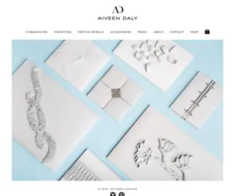 Aiveendaly.com(Luxury textile artistry London) Screenshot