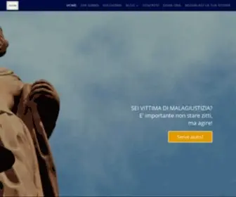 Aivm.it(Associazione Italiana Vittime di Malagiustizia) Screenshot