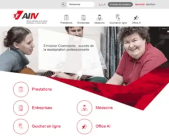 Aivs.ch(Office cantonal AI du Valais) Screenshot