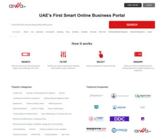 Aiwa.ae(UAE business directory) Screenshot