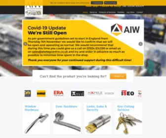 Aiwkeycentre.co.uk(AIW Door & Window Hardware & Key Centre) Screenshot