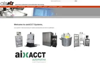 Aixacct.com(AixACCT Systems) Screenshot