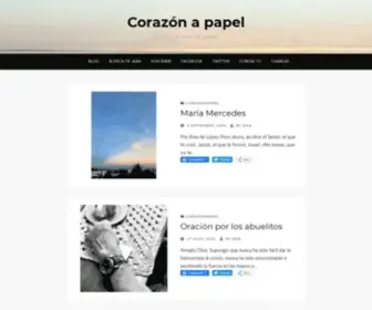 Aixadelopez.org(Corazón a papel) Screenshot