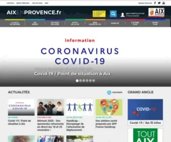 Aixenprovence.fr(Aix-en-Provence) Screenshot