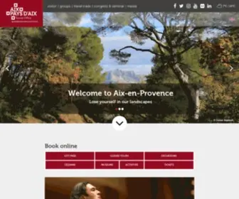 Aixenprovencetourism.com(Aix en Provence) Screenshot