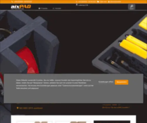 Aixpad.de(AixPAD Packhilfsmittel) Screenshot