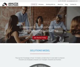 Aixsol.com(Analytix Corporate) Screenshot