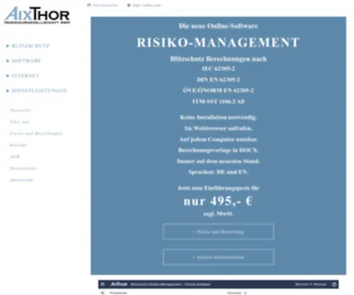 Aixthor.com(überspannungsschutz) Screenshot