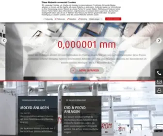 Aixtron.com(Anlagenbau mit Liebe zum Detail) Screenshot