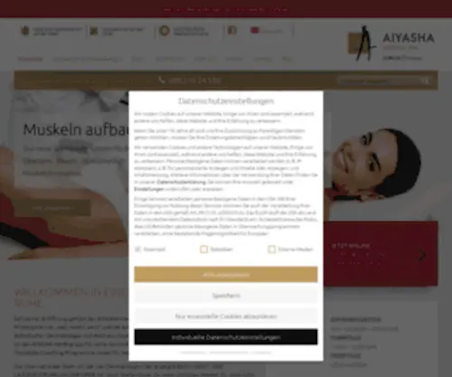 Aiyasha-Spa.de(Das Aiyasha Spa München) Screenshot