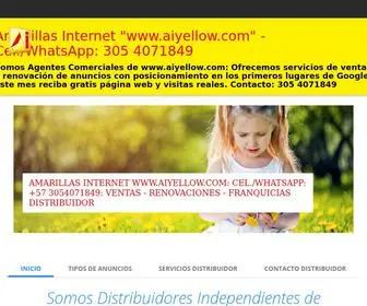 Aiyellow.com.co(Aiyellow Bogotá) Screenshot