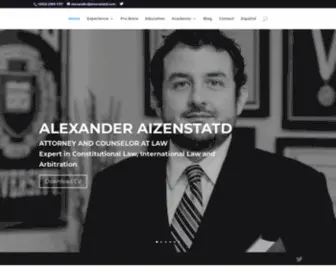 Aizenstatd.com(Abogado y notario experto en Derecho Constitucional) Screenshot