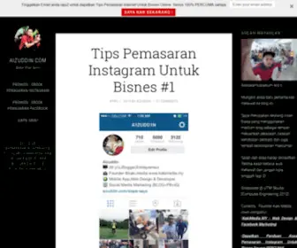 Aizuddin.com(Aizuddin) Screenshot